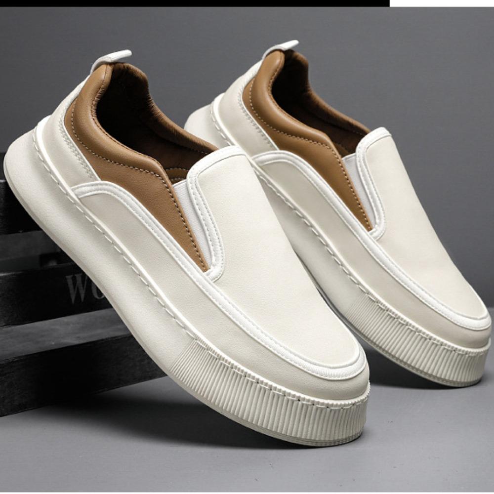Fashion Men's Casual Shoes Low Cut Men's Board Shoe Trendy Versatile Shoes Men's Casual Leather Shoes Loafers Mocasines Hombre