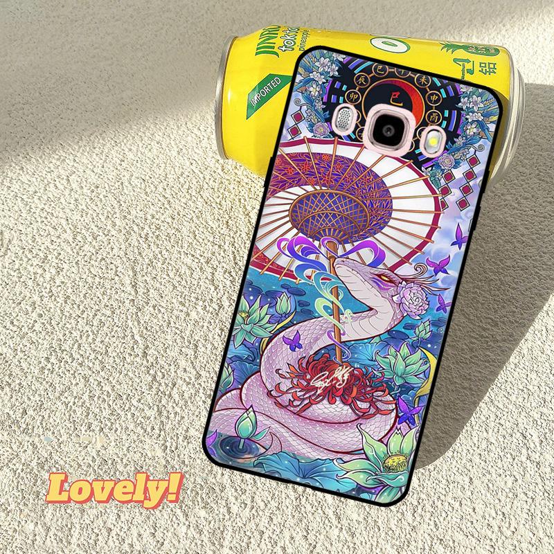 Chinese Zodiac Dragon Tiger Phone Case For Samsung Galaxy J5 J3 J7 A5 J1 2016 2017 J2 Core J8 A9 J4 J6 A6 A8 Plus 2018