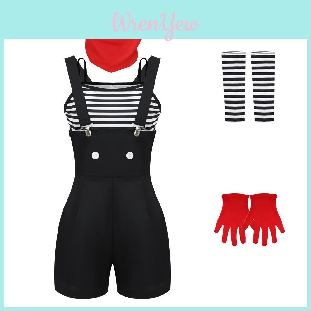 Stage Costume Set For Theater Performance With Polyester Fabric For Women