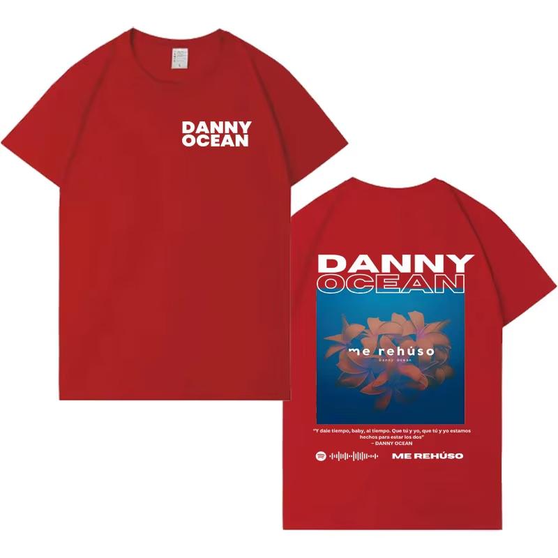 Rapper Danny Ocean Popluar 2026 Spring summer Print Tshirt Mens Fashion Casual T Shrits Aesthetic Crewneck Short Sleeve Tees