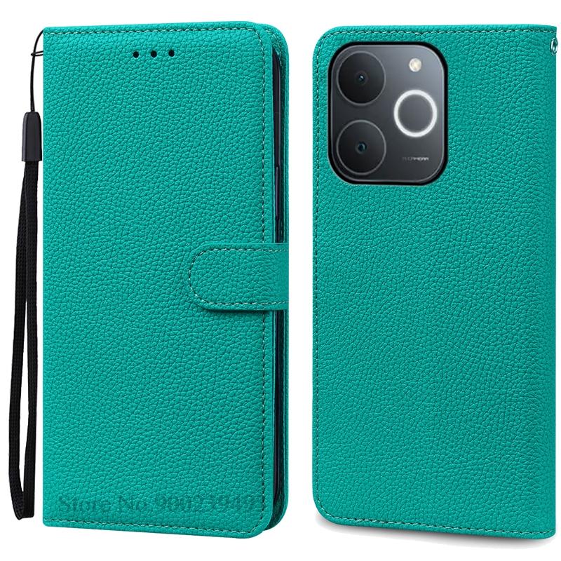 Для чехла Realme Note 70 Чехол Realme Note 70T Кошелек Книжка Кожаный Чехол для Телефона Для Чехла Realme Note 70T Чехол Note70 Coque Fundas Note 70  (Note 70T) циан