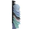 Wall Mounted Baseball Cap Storage Organizer Waterproof Display Stand Rustproof Hat Organizer Towel Rack Holder Closet Hanger Sto