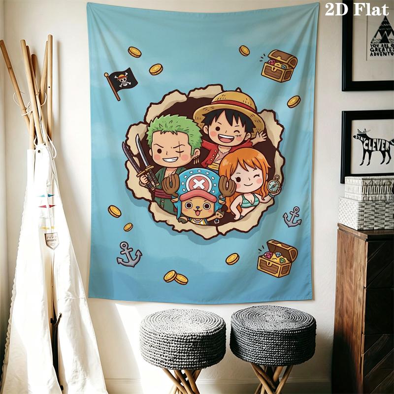 One Piece Wall Tapestry Aesthetic Wall Hanging Printed Fabric Blanket Decorative Tapestries for Bedroom Living Room Home Decor