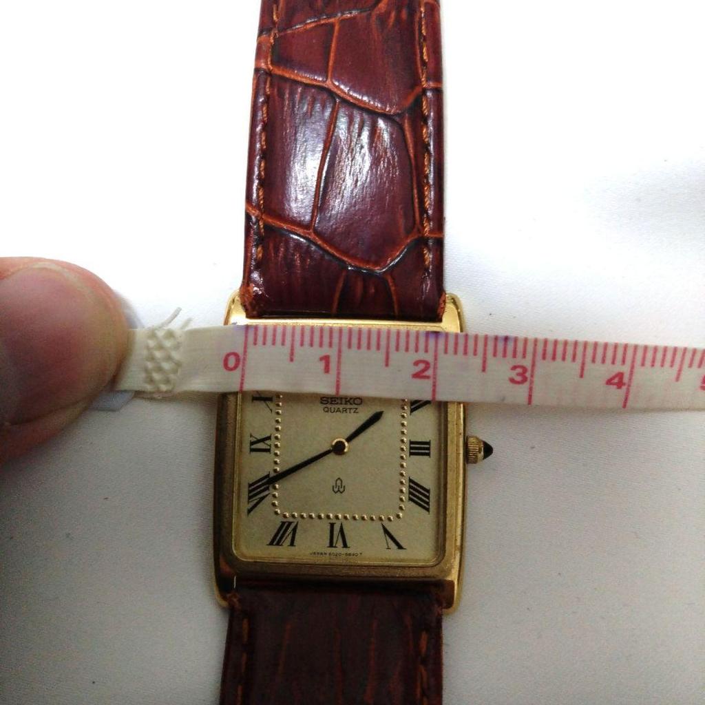 [USED] Extremely Rare Seiko Roman Tank Watch with Replaced Battery