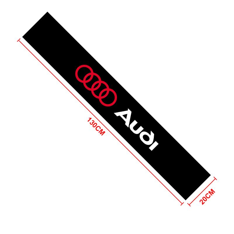 1Pcs Car Front Windshield Emblem Stickers Front and Rear Decorative For Audi S8 TT A4L A6L RS3 RS4 RS5 RS6 C6 S3 S4 S5 S6 S8 A7 A8 A3 A4 A5 Q3 Q5 Q7