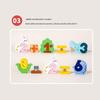 Cognitive Development Wooden Toys: Creative Number Matching Blocks for Early Education and Intellectual Growth