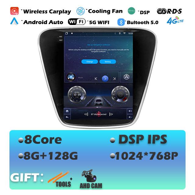 9.7" For Chevrolet  Cavalier 2016-2019 Carplay Android 14 Car Radio Multimedia Video Player Navigaion Head Unit Stereo