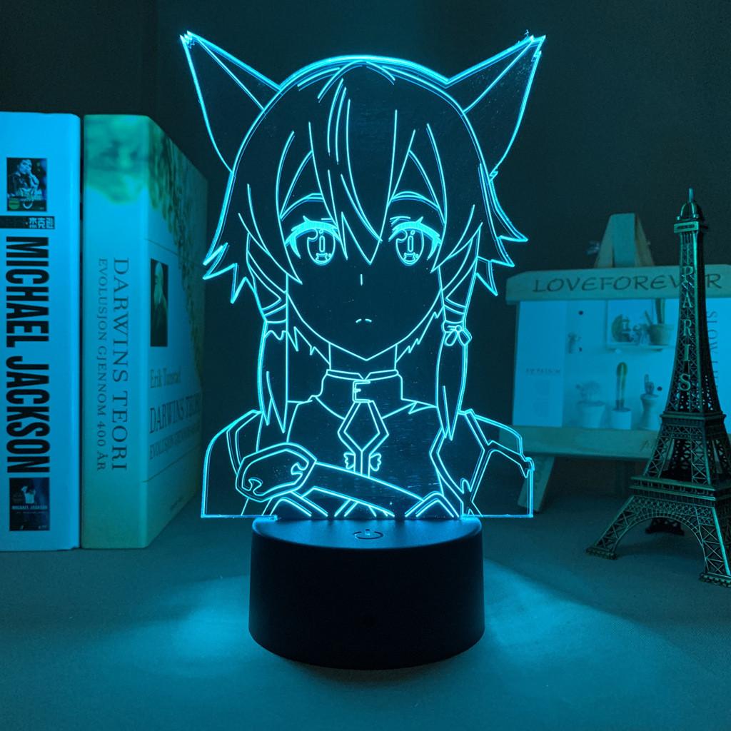 Night 3d Lights Boys Girls Fairy Tail Action Figure Fairy Lamp 16 Remote Colors