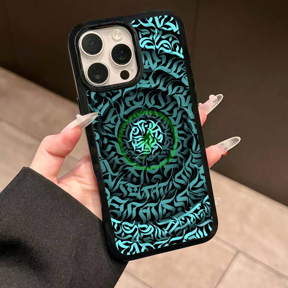 Pokras Lampas Art Graffiti For Magsafe Case For IPhone 17 16 Pro Max 15 14 Plus 13 12 11 Wireless Charging Phone Cover