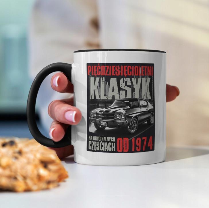 Kubek Prezent Na 30 40 50 60 70 Urodziny Klasyk Mustang Własny Rok 1974