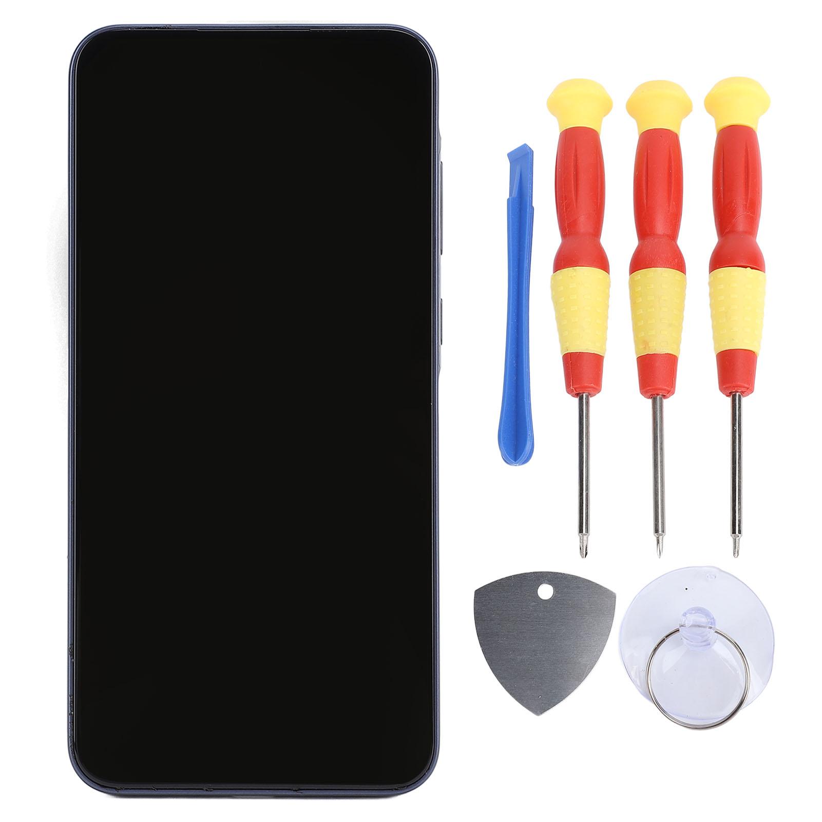 

Screen Replacement with Frame and Repair Tools TFT Display Touch Screen Digitizer Assembly for A35 Black