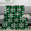 Christmas snowman theme Printed Blanket for Sofa Travel Camping Living Room Office Conditioning Blanket for All Seasons Gifts