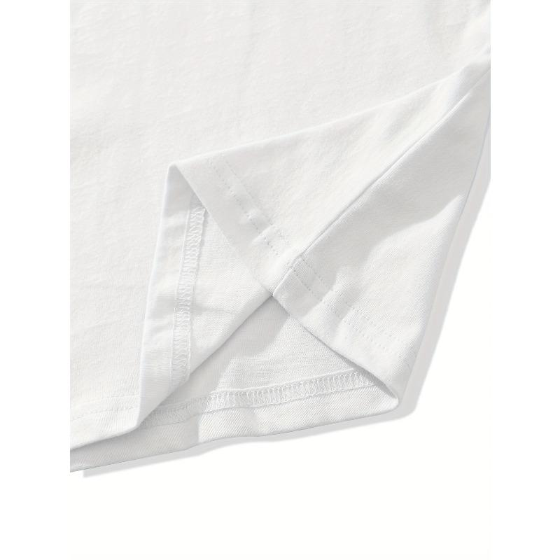 Men'S Trendy Short T-Shirt, Print Fashion Men'S Pure Short Sleeve New Style