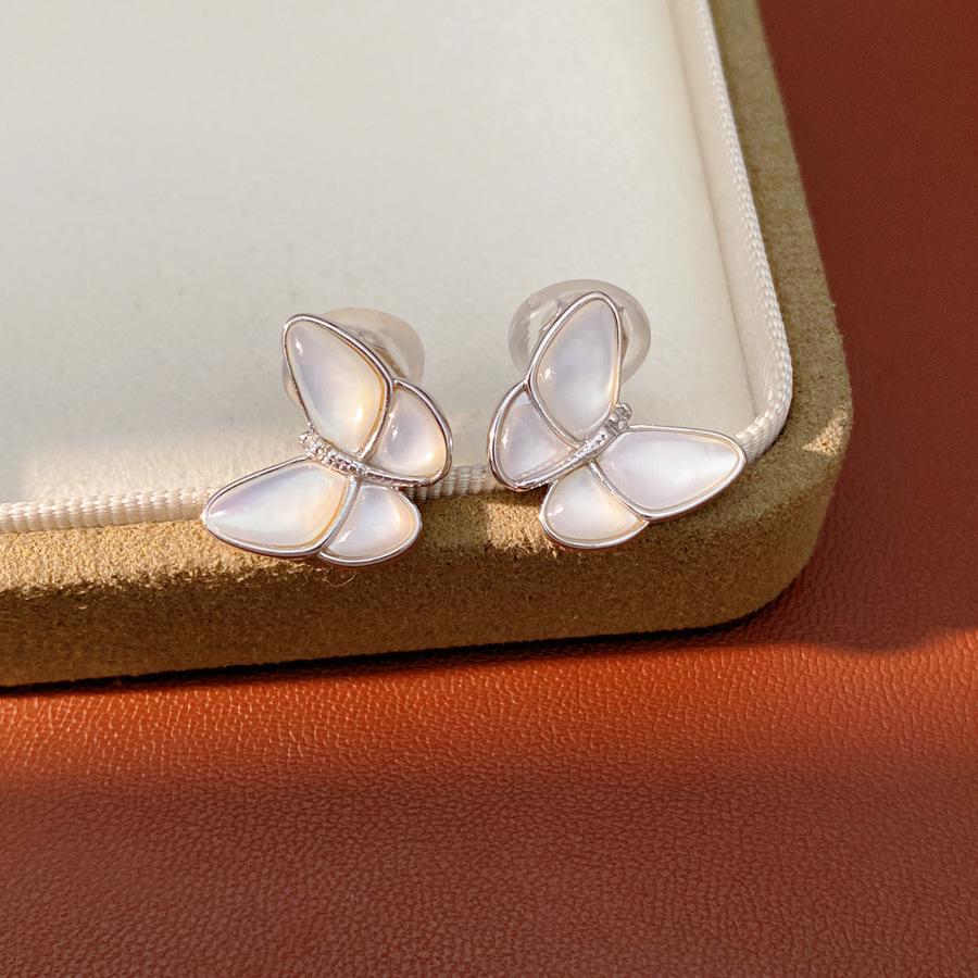 Zircon Flower Heart Butterfly Ear Clips Women Elegant Luxury Ear Jewelry