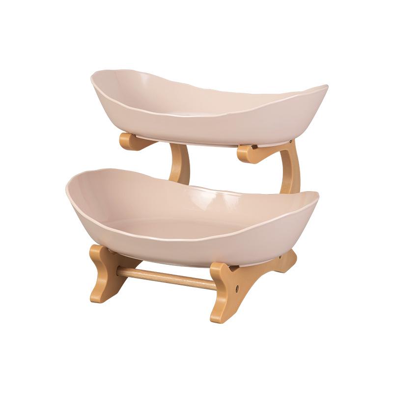 

European Style Multi-layer Fruit Bowl & Cake Stand for Living Room Coffee Table