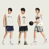 Li-Ning Breathable Color Block Lace-Up Basketball Shorts Men bottoms AAPW047-5