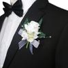 Artificial Wedding Boutonniere Party Decoration Flower Buttonhole Corsage  Wedding Accessories