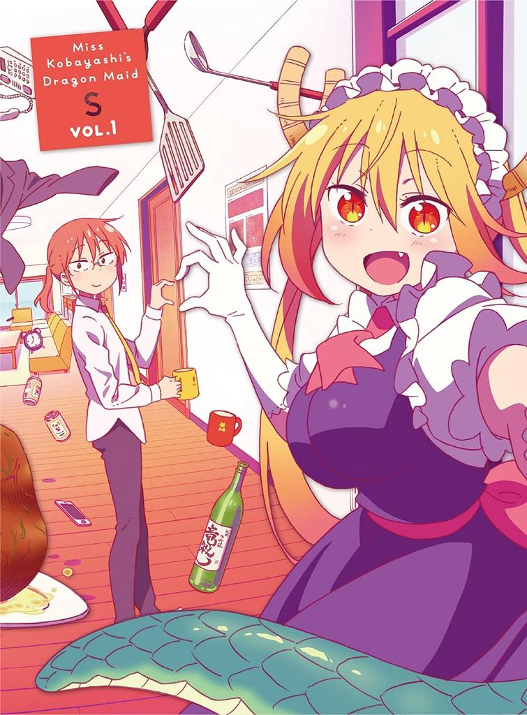 Miss Dragon Maid S 1 Edition Kobayashi's [Limited Blu-ray] (No Bonuses)