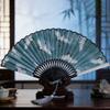 Vintage Summer Hand Fan Fabric Fan Dance Fan High-end Chinese Style Folding Fan  Home