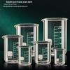 Set di Becher in Vetro Resistente alle Alte Temperature - 500 ml e 1000 ml con Bicchiere Graduato
