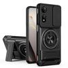 KEYSION Magnetic Phone Case for ZTE nubia Neo 2 5G Slide Camera Protection Upright Kickstand 360° Ring Shockproof Back Cover