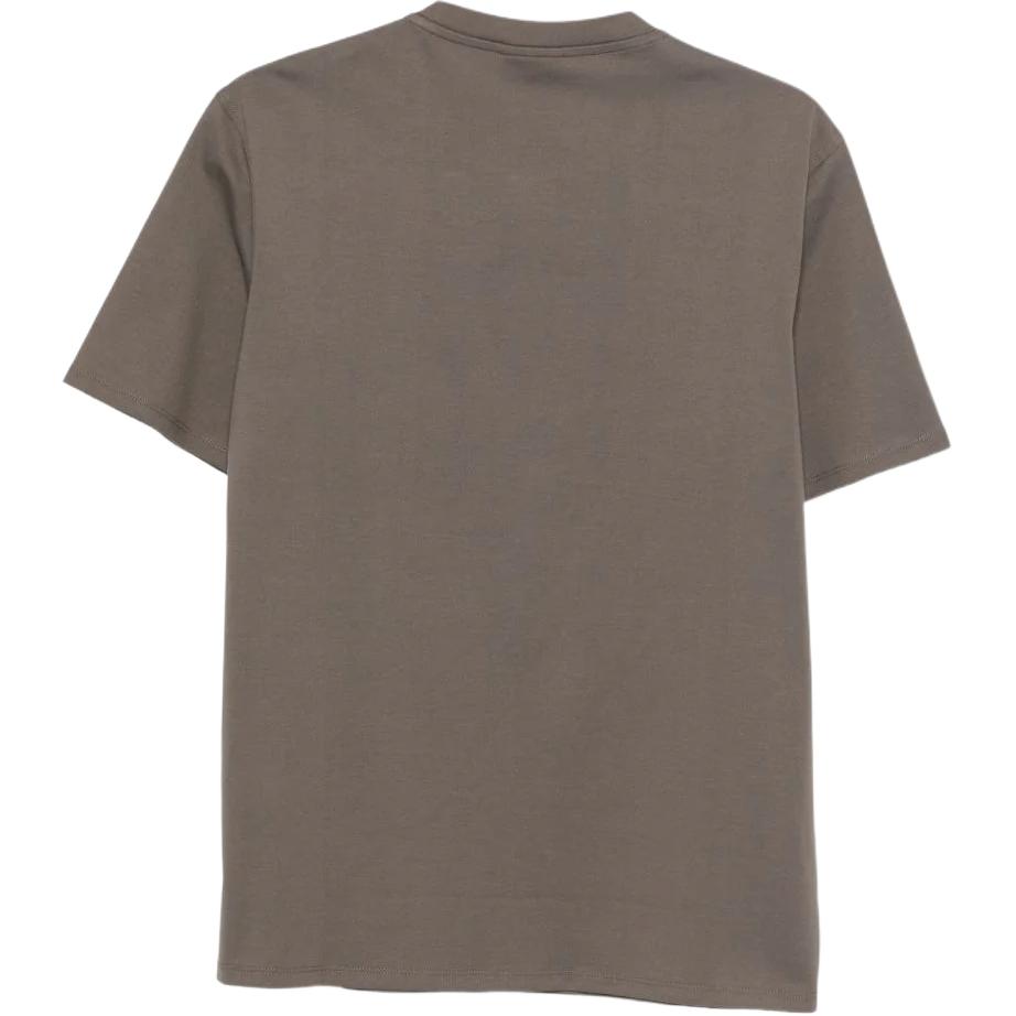 Emporio Armani SS26 Logo Detail Cotton Crew Neck Short Sleeve T-Shirt Men Tops EM004583-AF13669-M8361