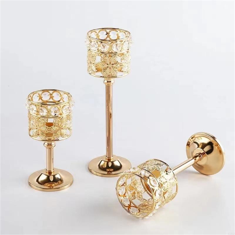 62KD Candlestick Decorative Metal Stands Holder Perfect for Parties and Wedding