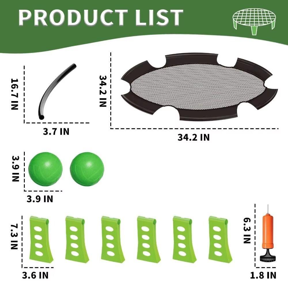 With Carry Bag Volleyball Battle Game Foldable Multiplayer Volleyball Toys Holiday