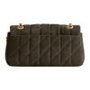 Coach Tabby 26 Bronze Hardware Split Leather Crossbody Shoulder Bag Medium Women's Olive Green