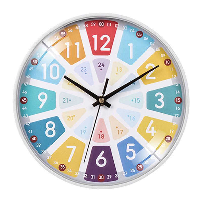 Children's Silent Cartoon Wall Clock for Early Education and Kindergarten Classrooms