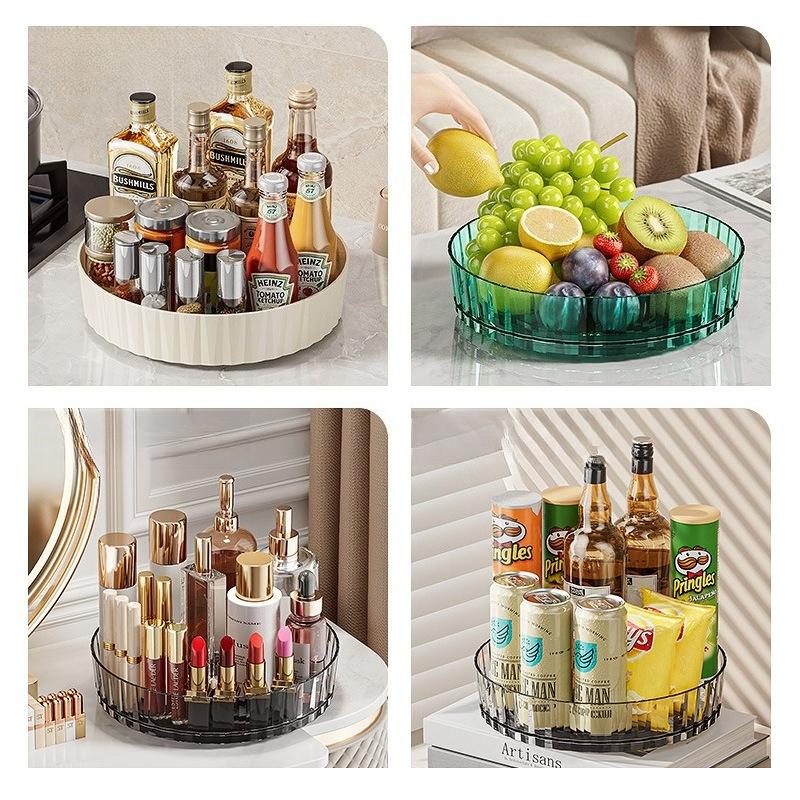 Rotating Seasoning Rack, Multifunctional Cosmetic Storage Box, Household Seasoning Seasoning Storage Rack, Kitchen Rack