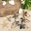 Women Earrings Balck Natural Shell Ear Rings Ornament Jewelry for Party Birthday