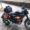 50L Waterproof Motorcycle Saddle Bag Rear Seat Tail Touring Motorcycles With PVC Material Fluorescent Green Orange