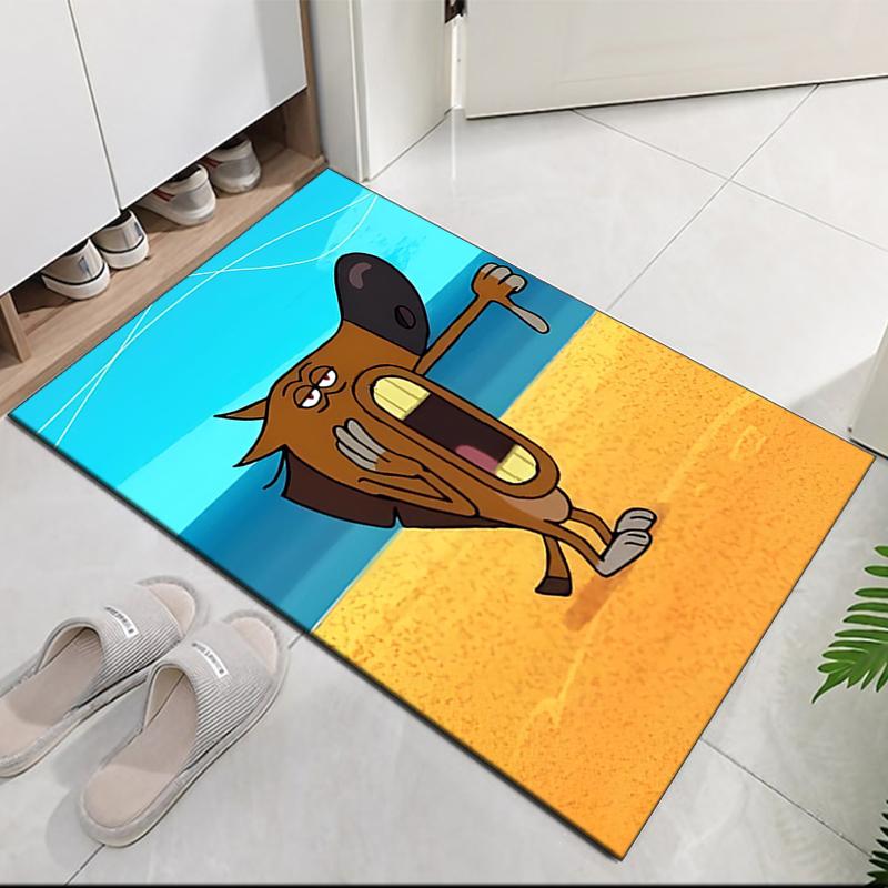Zig & Sharko Printed Carpetrugfor Office Chair Living Room Bedroom Kitchen Room Decor Gifts