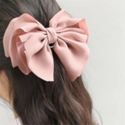 Women's Cubic Automatic Pin Pretty Pin Ribbon Hair Pin Ribbon Hair Pin