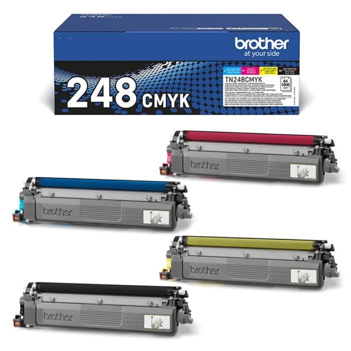 Pachet Toner standard - BROTHER - TN248VAL - Cyan Magenta Galben Negru - 4x1000 pagini