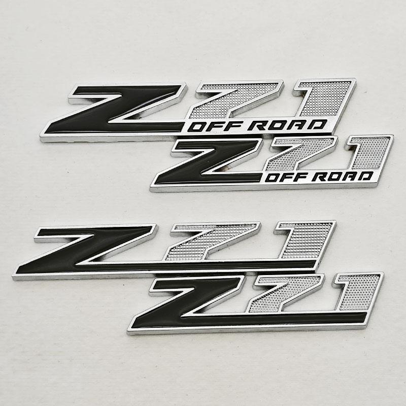3D Metal Car Styling Logo Z71 OFFRoad Grille Badge Sticker Emblem For Chevrolet Silverado Equinox Colorado Blazer Traverse Tahoe