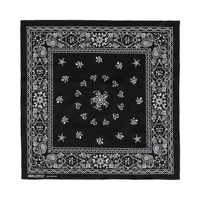 [Getragen von BTS V, Stray Kids Han und Noje] NOTE PAISLEY BANDANA / SCHWARZ