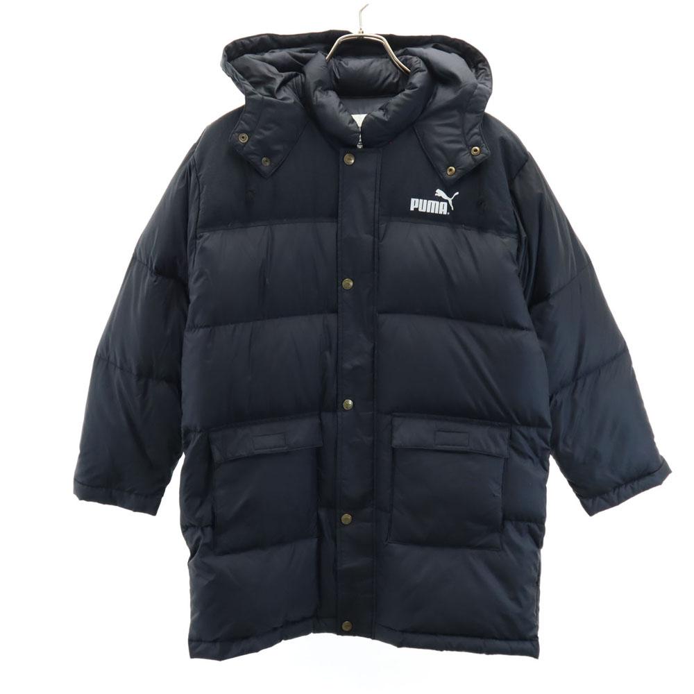 

PUMA 90s Old Hit Union Long sleeve Down jacket Black series hood Kid s Used