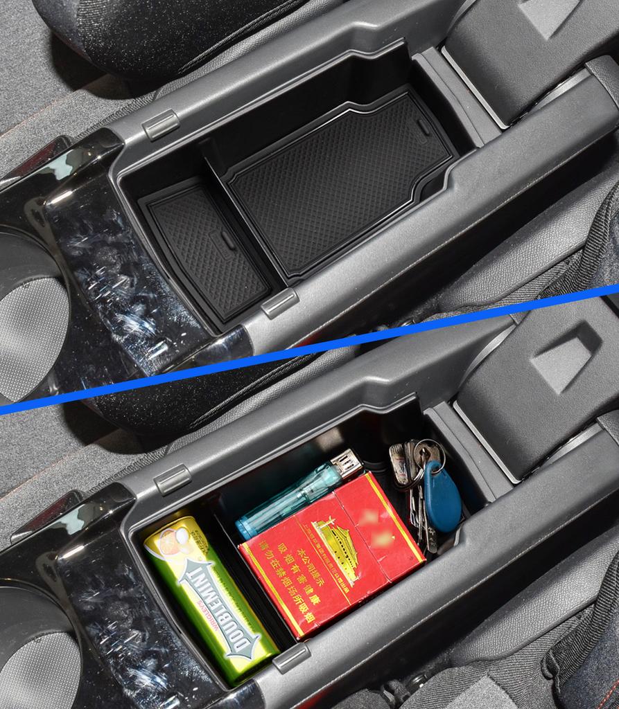 Для Peugeot 208 2019-2024 GT e208 Бокс подлокотника Органайзер для хранения Аксессуары Лоток центральной консоли