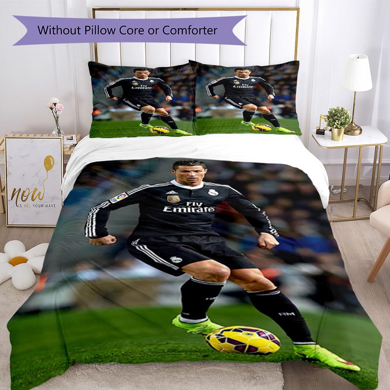 Cristiano Ronaldo Bedding Set Breathable Duvet Cover With Pillowcases Home Decoration Birthday Gift