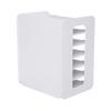 White PVC Desktop Paper Sorter 7 Shelves A4 Letter File Holder Waterproof Office Organizer