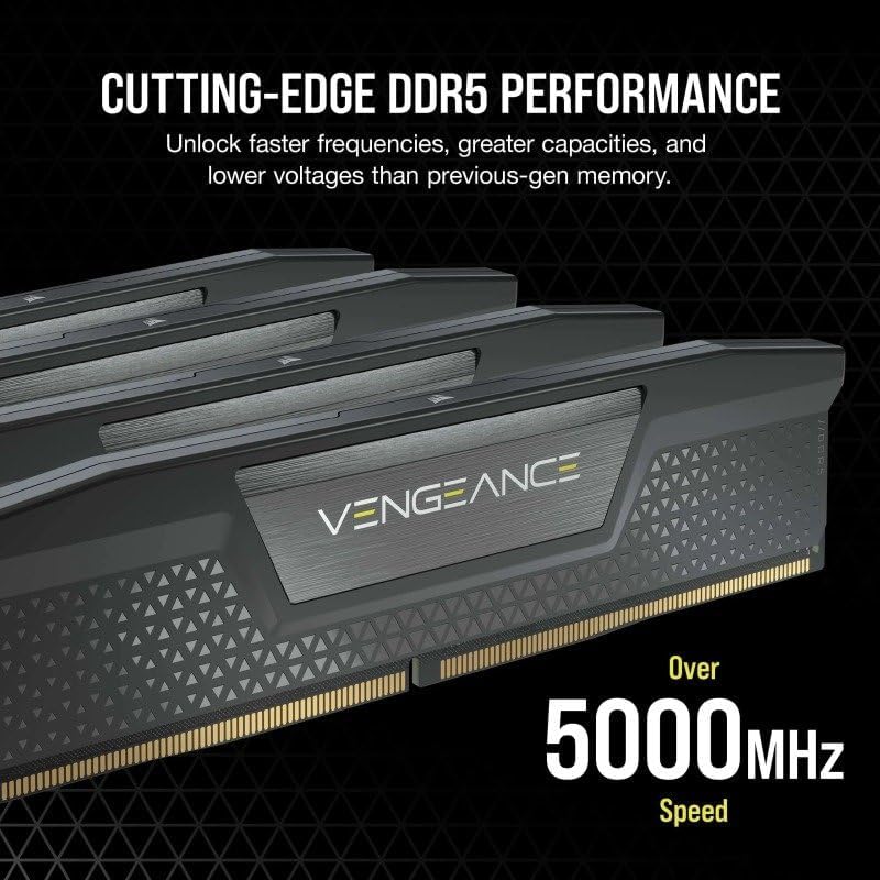 CORSAIR VENGEANCE DDR5 16GB x Intel up to 5200MHz (8GB 2) RAM,
