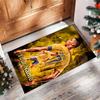 Cristiano Ronaldo Printed Crystal Velvet Rug Non‑Slip Crystal Velvet Carpet For Sofa Bedroom Indoor Home Decoration