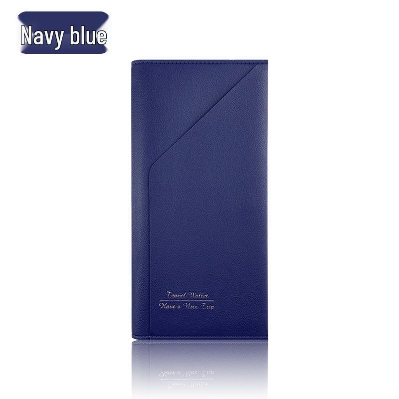 In-Stock Customizable PU Leather Travel Document Bag & Multi-functional Passport Holder