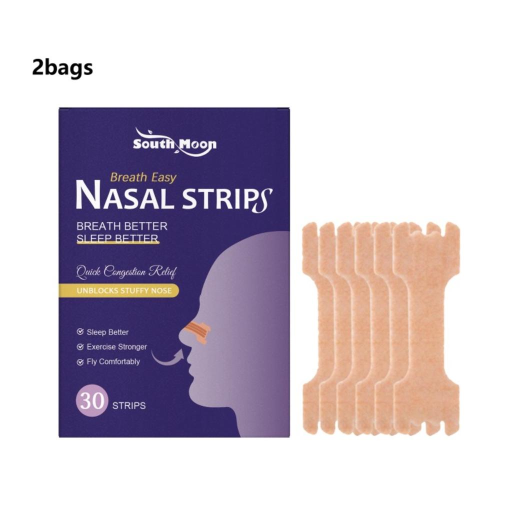 Sleep Care Nasal Strips Gentle Nighttime Natural Adhesion Breathable Suitable for Daily Use Safe Design Unisex All Skin Types
