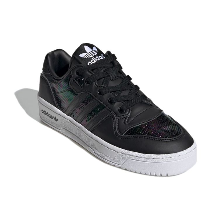 Adidas Originals Rivalry Low Retro Casual Low-Top Skate Schuhe Damen Sneaker Schwarz Weiß EF5542