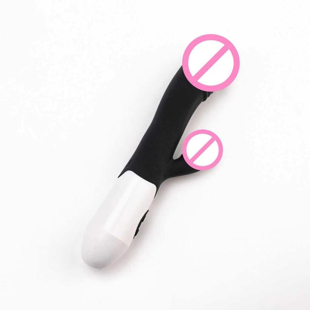 30 Frequency Vibrator Waterproof Dildo Clit Stimulator With Soft Flexible Silicone Quiet Operation Vibrator Sex Toy for Women