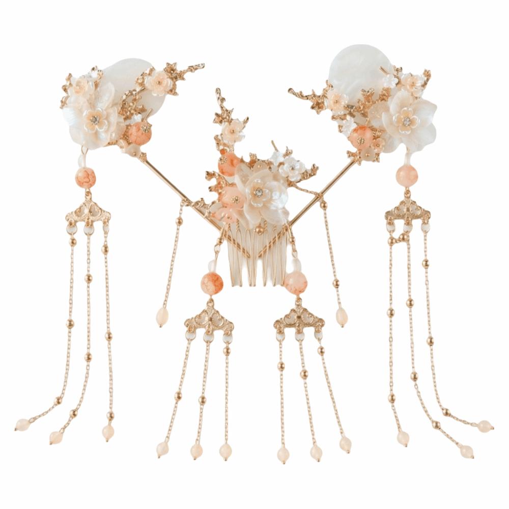 Haircomb Hanfu Hair Accessories Chinese Hair Clip Hairpins Traditional Bridal Headdress Wedding
