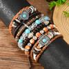 TEMU Xiyin cross-border new product six-piece set of love cross alloy accessories beaded hand-woven